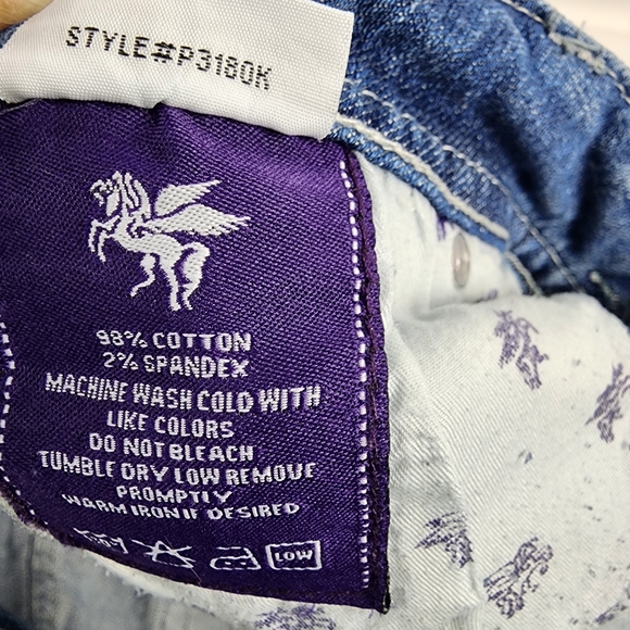 Vigoss Women Skinny Jean Mid Rise Distressed Flap Pocket Med Blue Sz 17 (36x30) - Picture 14 of 14